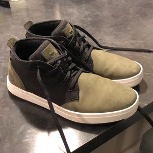 Timberland Mens Davis Square Chukka  9.5 GRN/BLK